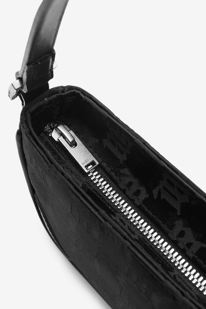 Nylon Monogram 90's Mini Bag Black