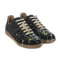 Maison Margiela Replica Paint Drop Sneakers Black