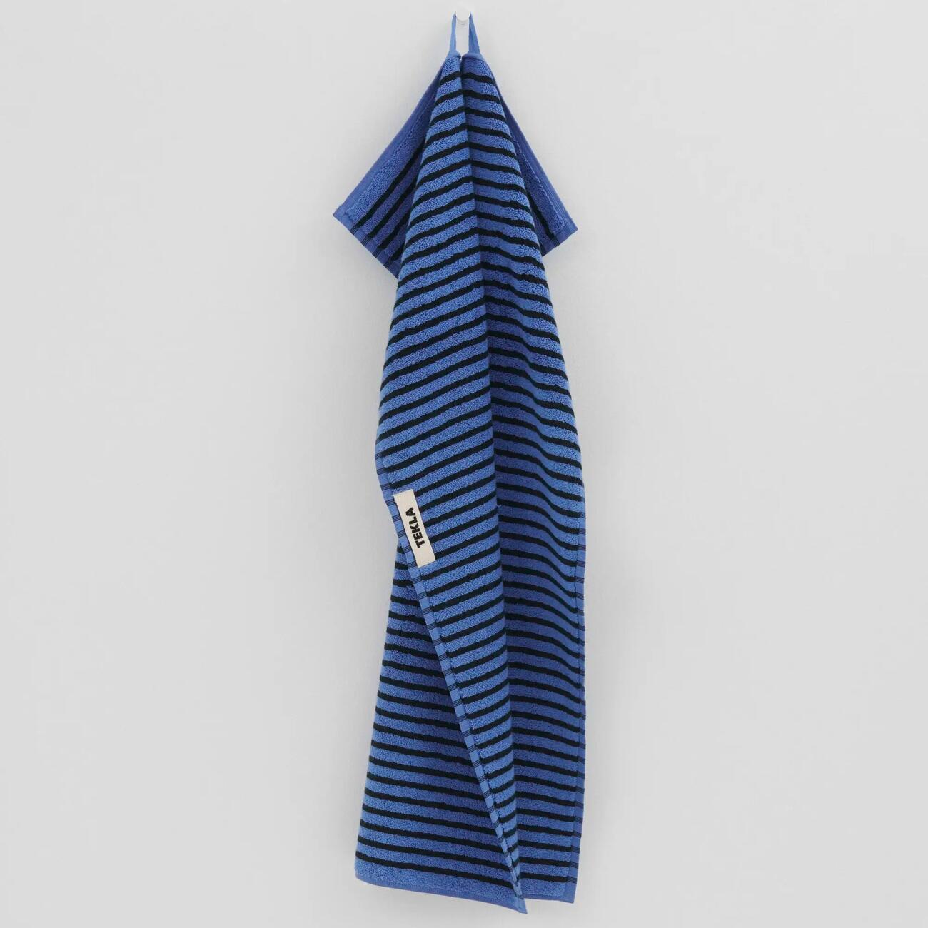 Blue and Black hand towels