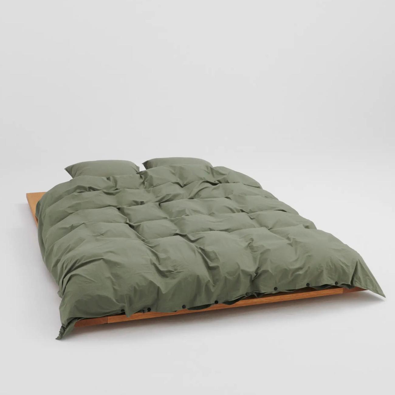 Olive Green Single Duvet Cover
