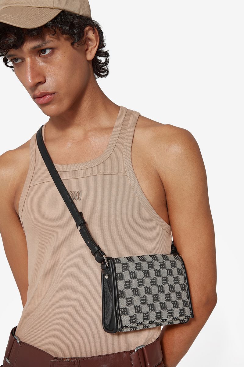 Jacquard Monogram Phone Pouch