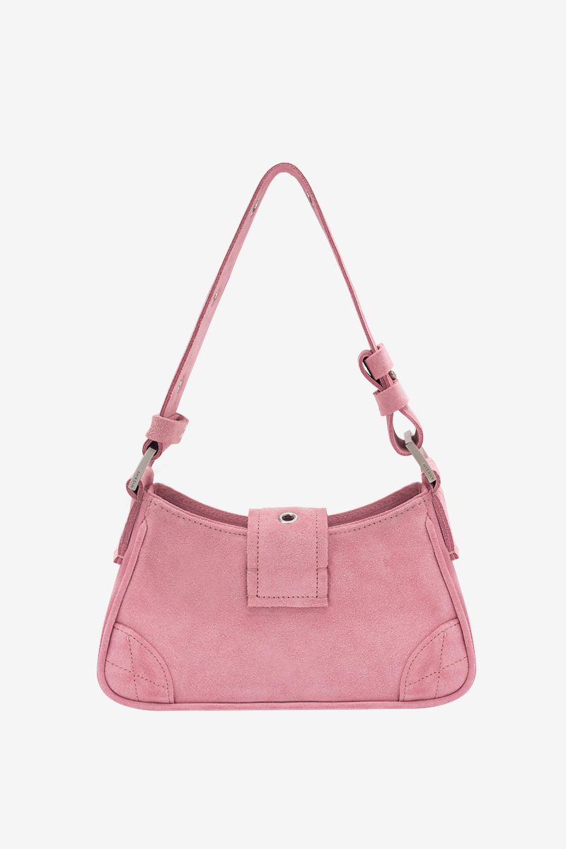 Suede Shoulder Bag Small Gum