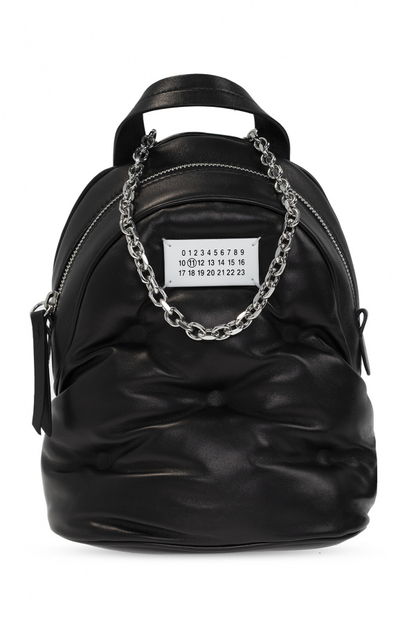 MAISON MARGIELA BLACK ‘GLAM SLAM MINI’ BACKPACK