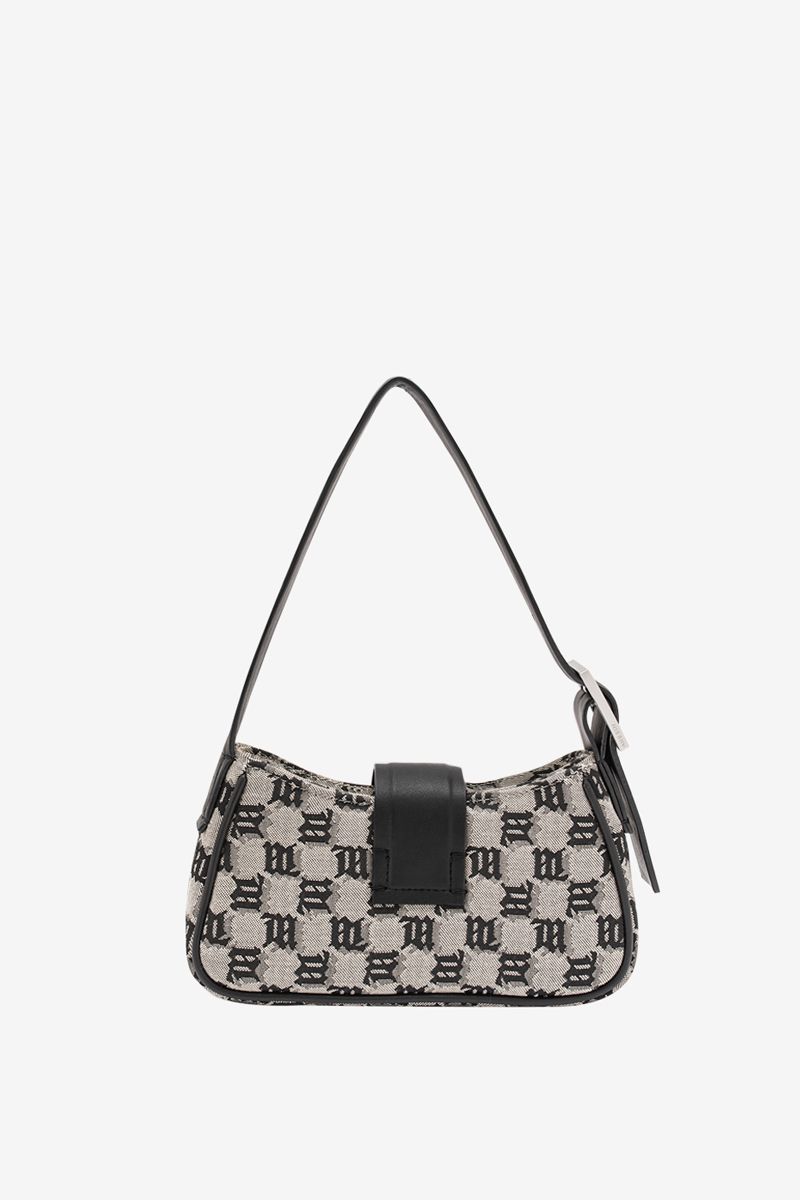 Jacquard Monogram Shoulder Bag Mini