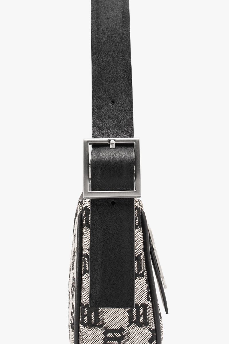 Jacquard Monogram Shoulder Bag Mini