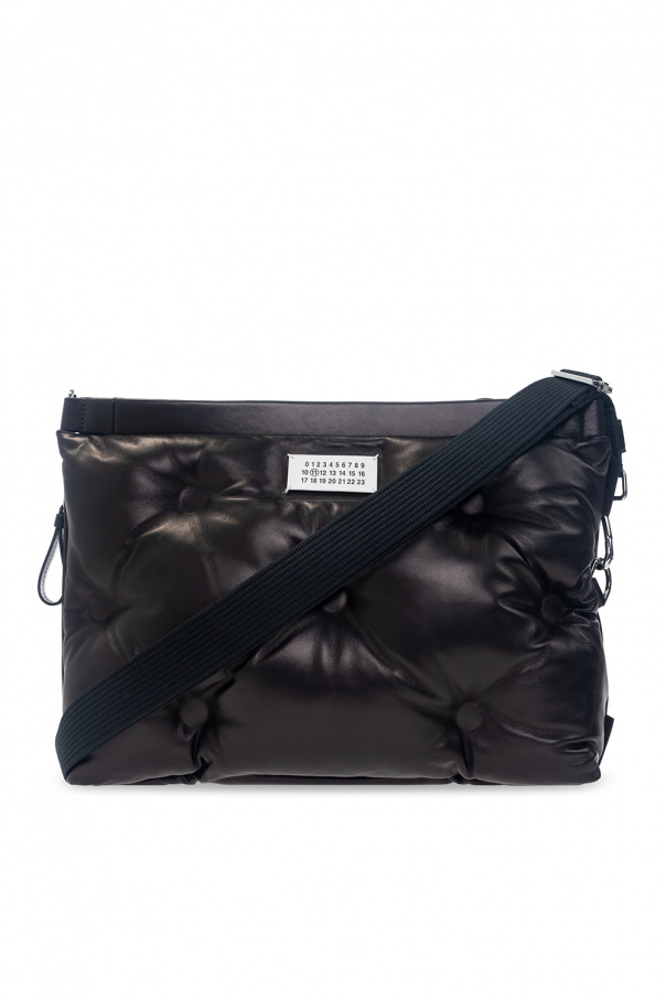 MAISON MARGIELA BLACK ’GLAM SLAM’ SHOULDER BAG