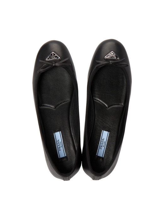Triangle Logo Ballerina Women's Flat Shoes