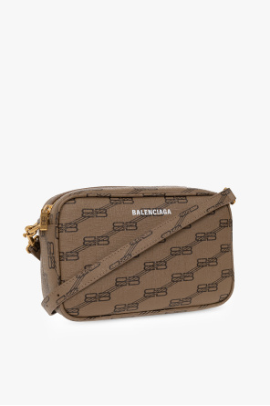BALENCIAGA BROWN ‘SIGNATURE SMALL’ SHOULDER BAG