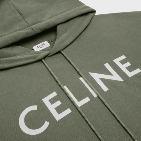 CELINE LOOSE HOODIE IN COTTON FLEECE