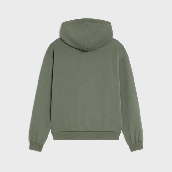 CELINE LOOSE HOODIE IN COTTON FLEECE
