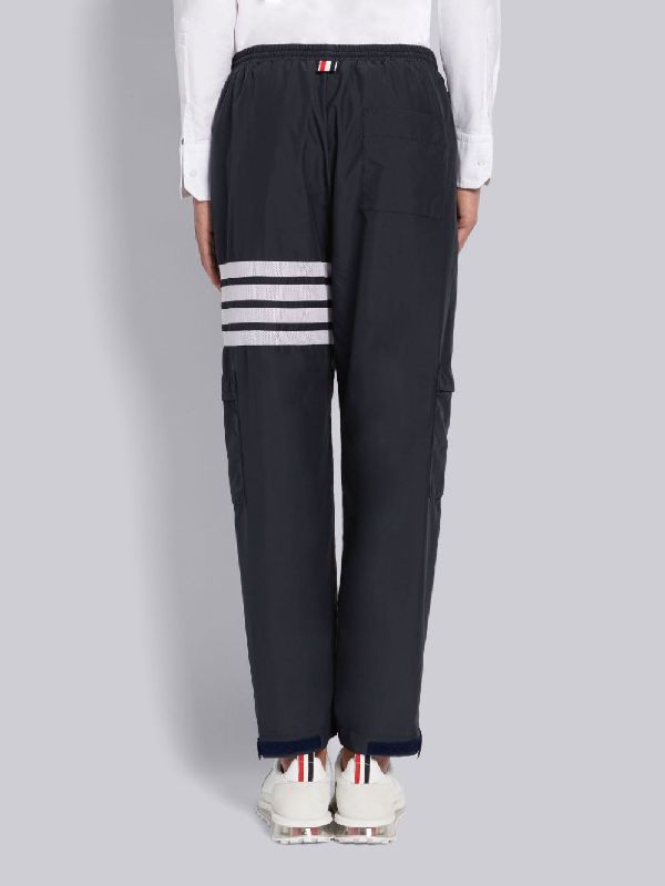 Mesh 4 Bar Stripe Packable Ripstop Track Pants 