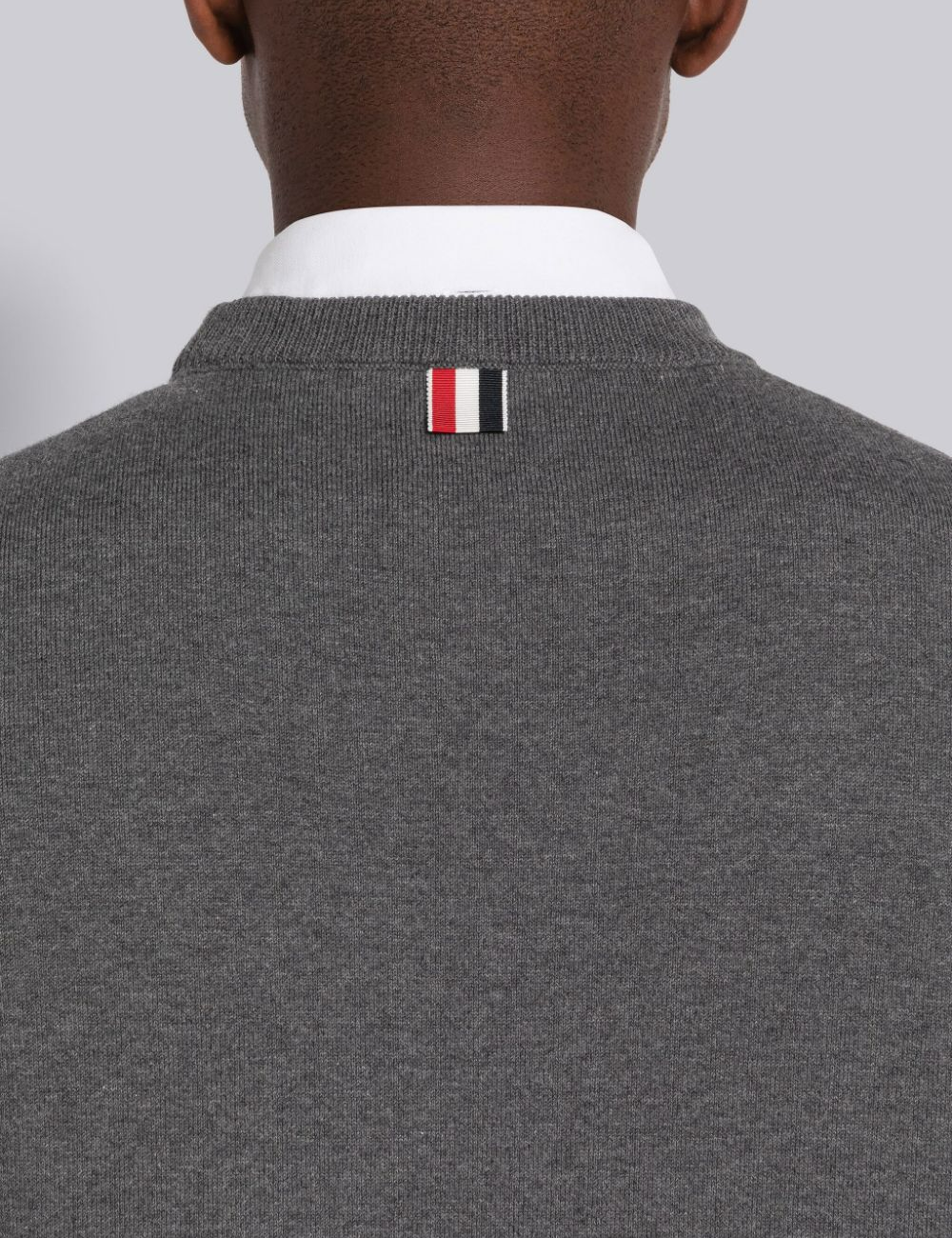 ANCHOR JACQUARD 4-BAR CREW NECK PULLOVER