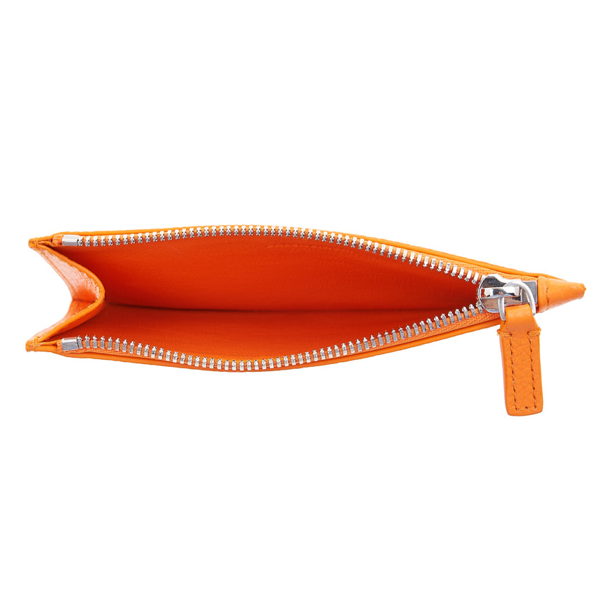 Balenciaga Orange Essential Long Card Holder 