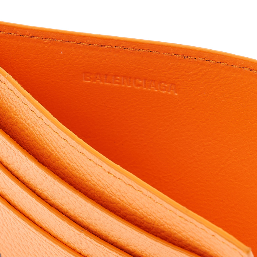 Balenciaga Cash Card Holder 'pop Orange/lblack'
