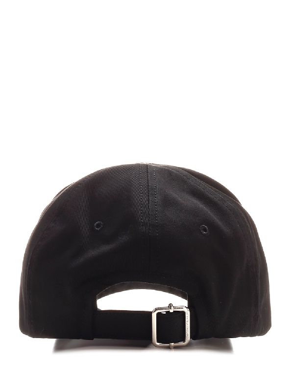 Front logo black ball cap