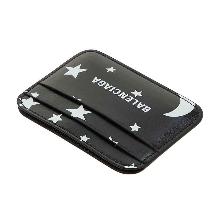 Balenciaga Moon Star Card Holder Black