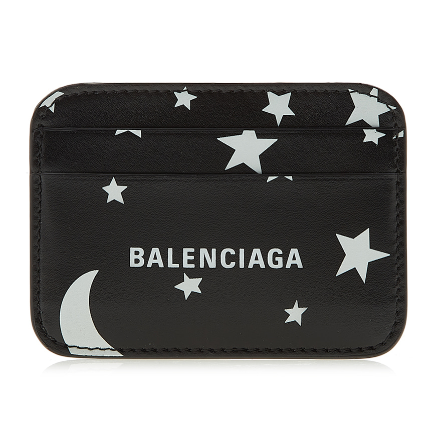 Balenciaga Moon Star Card Holder Black