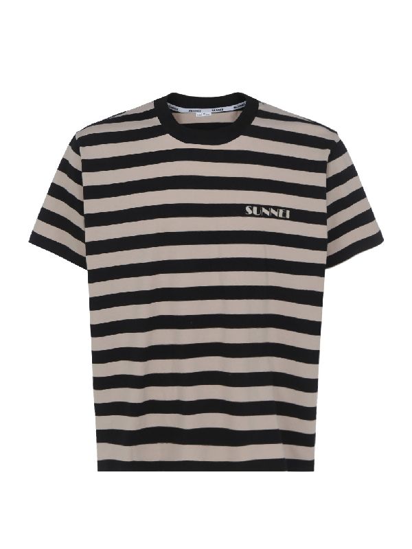Sunnei logo stripe T-shirt