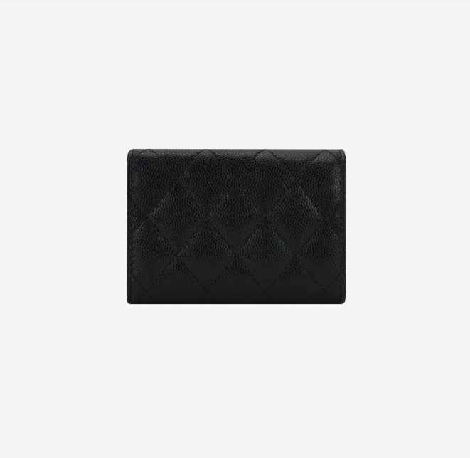 Chanel Classic Small Flap Wallet In Black