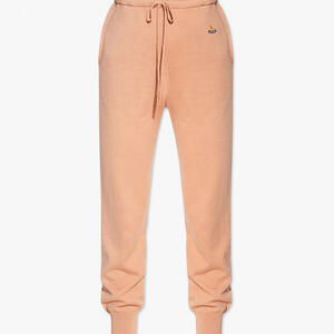 VIVIENNE WESTWOOD BEIGE CASHMERE BLEND TROUSERS