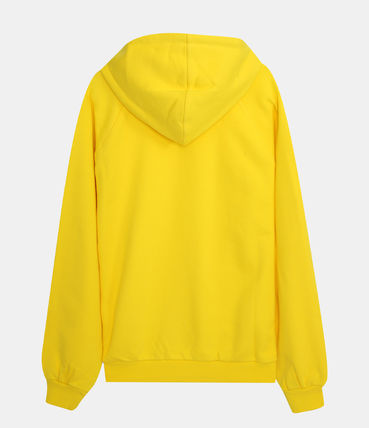 EMBROIDERED HOODIE - Yellow