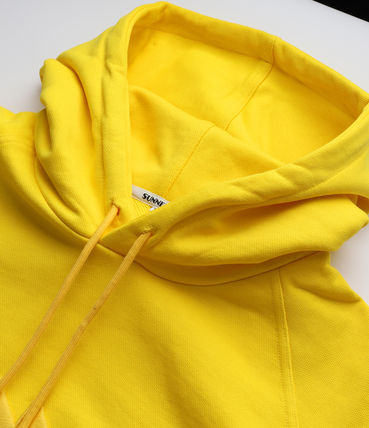 EMBROIDERED HOODIE - Yellow