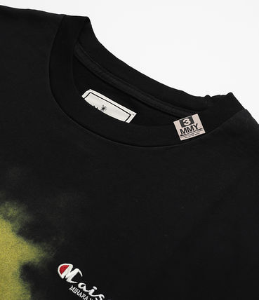 Smiley Face Printing T-shirt - Black