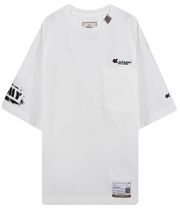 MMY printed Tee White
