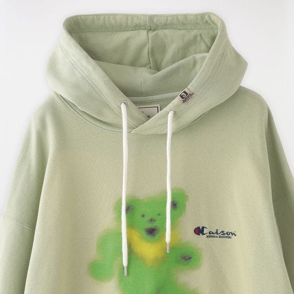 Bear printed hoodie 