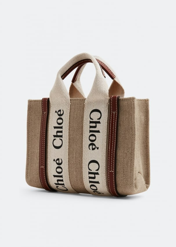 Chloe Woody mini tote bag