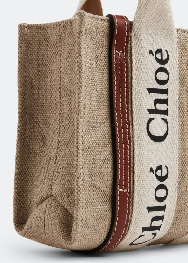 Chloe Woody mini tote bag