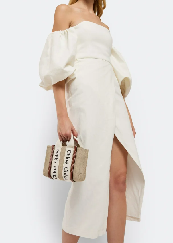 Chloe Woody mini tote bag