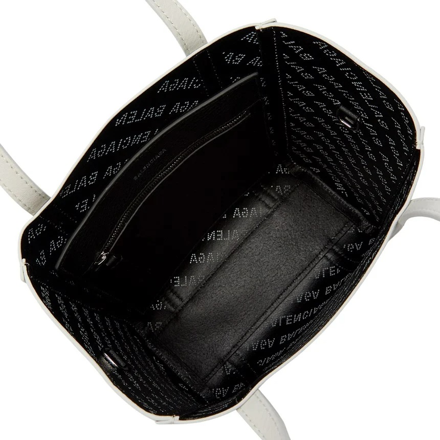 Balenciaga Everyday 2x Small Logo Perforated Tote 'White'