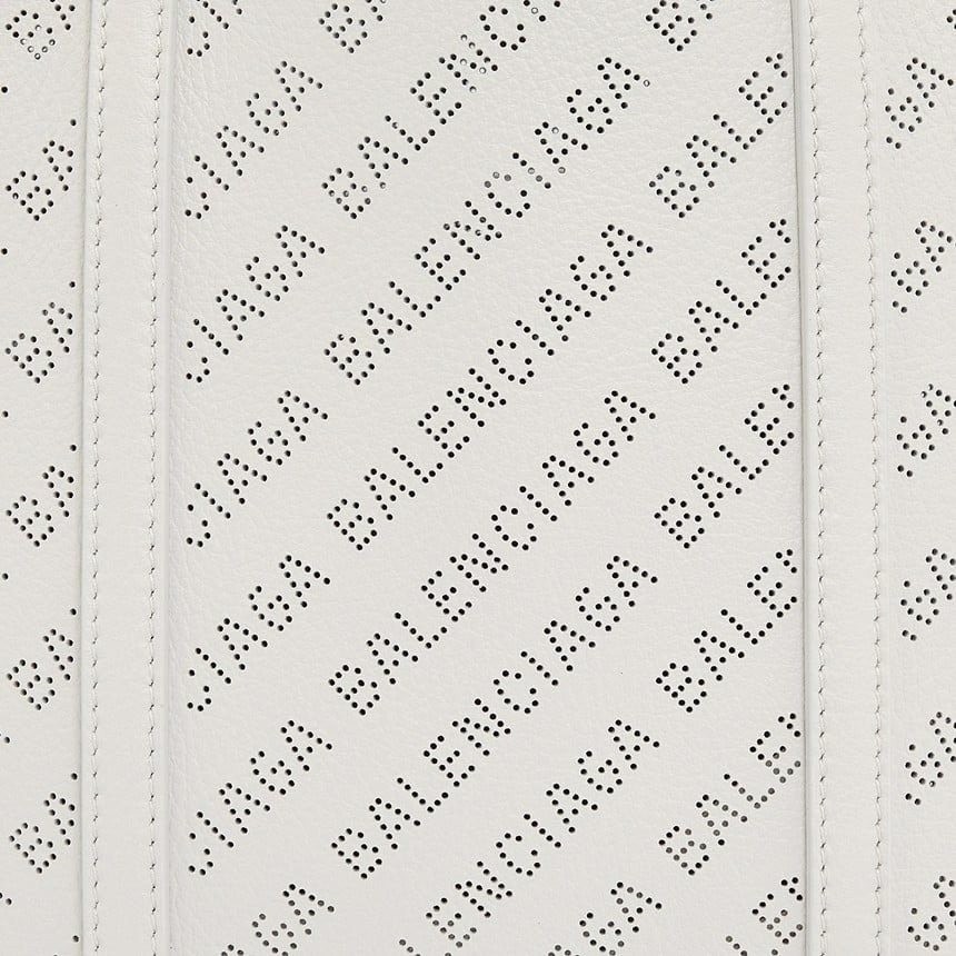 Balenciaga Everyday 2x Small Logo Perforated Tote 'White'