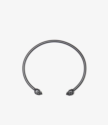 ALEXANDER MCQUEEN BLACK SKULL MOTIF BRACELET