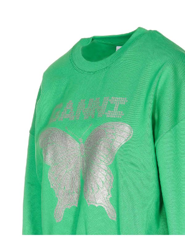 GREEN BUTTERFLY SWEATSHIRT 