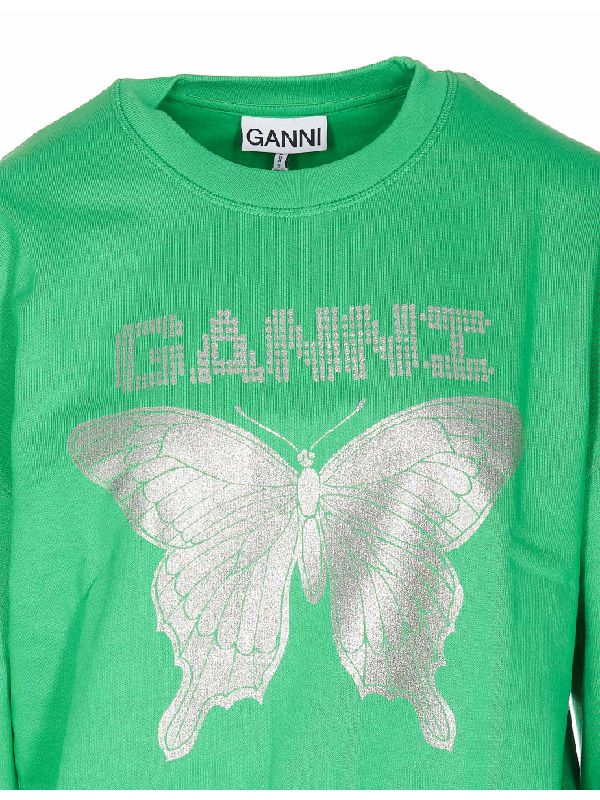 GREEN BUTTERFLY SWEATSHIRT 