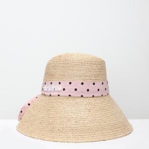 Raffia Foyce Bucket Hat Pink