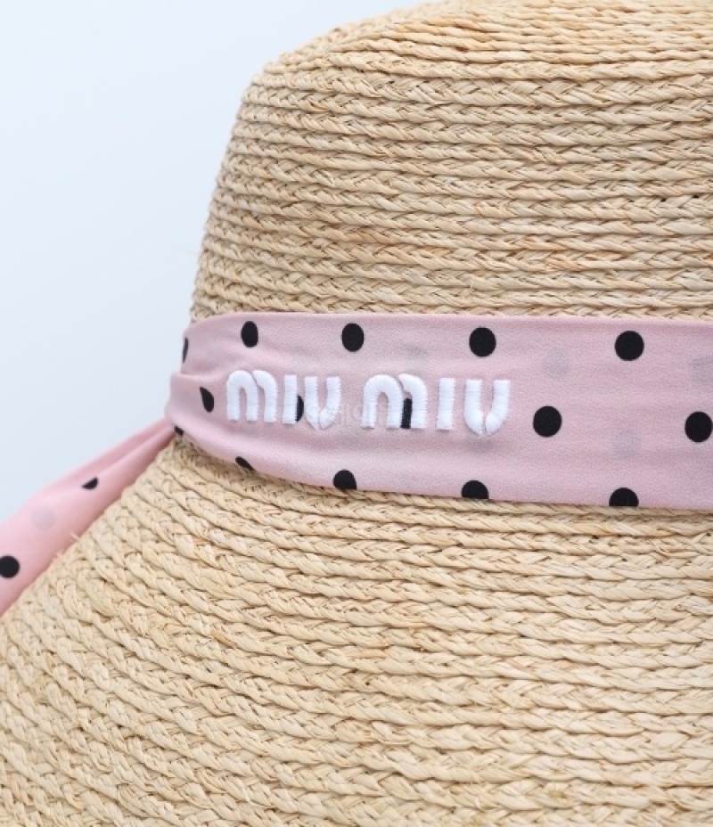 Raffia Foyce Bucket Hat Pink