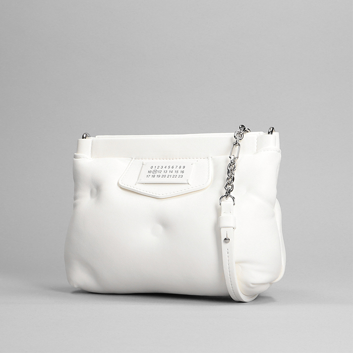 MAISON MARGIELA WHITE ‘GLAM SLAM’ SHOULDER BAG