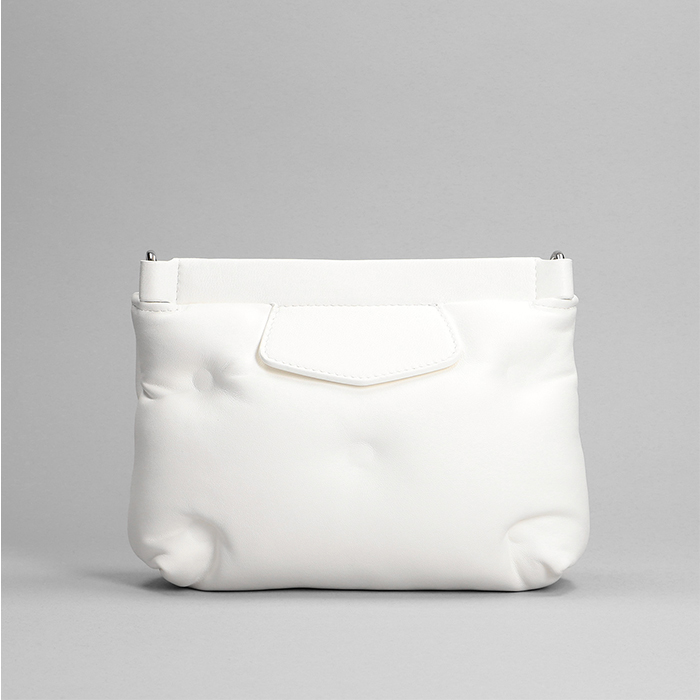 MAISON MARGIELA WHITE ‘GLAM SLAM’ SHOULDER BAG