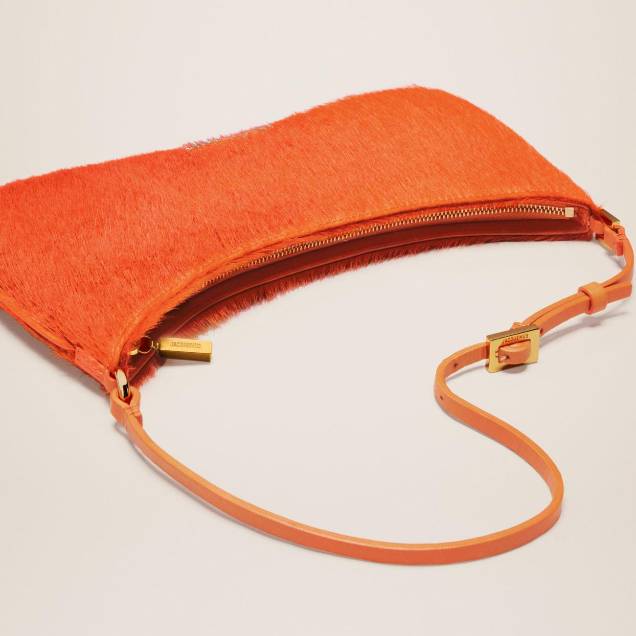 Pony-hair shoulder bag