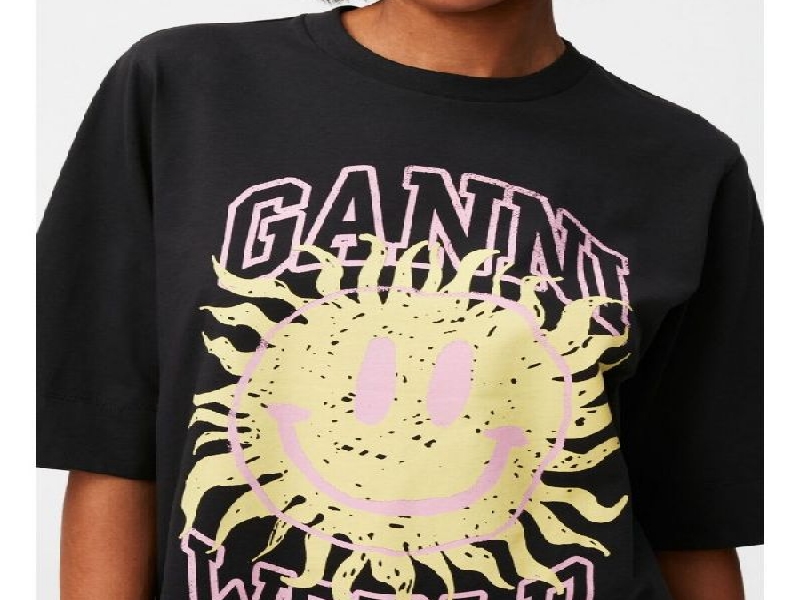Smile Sun logo print T-shirt