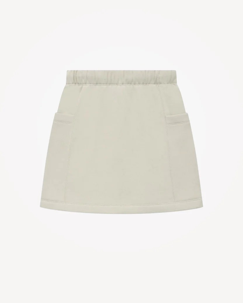 Women's Fleece Skirt in Wheat