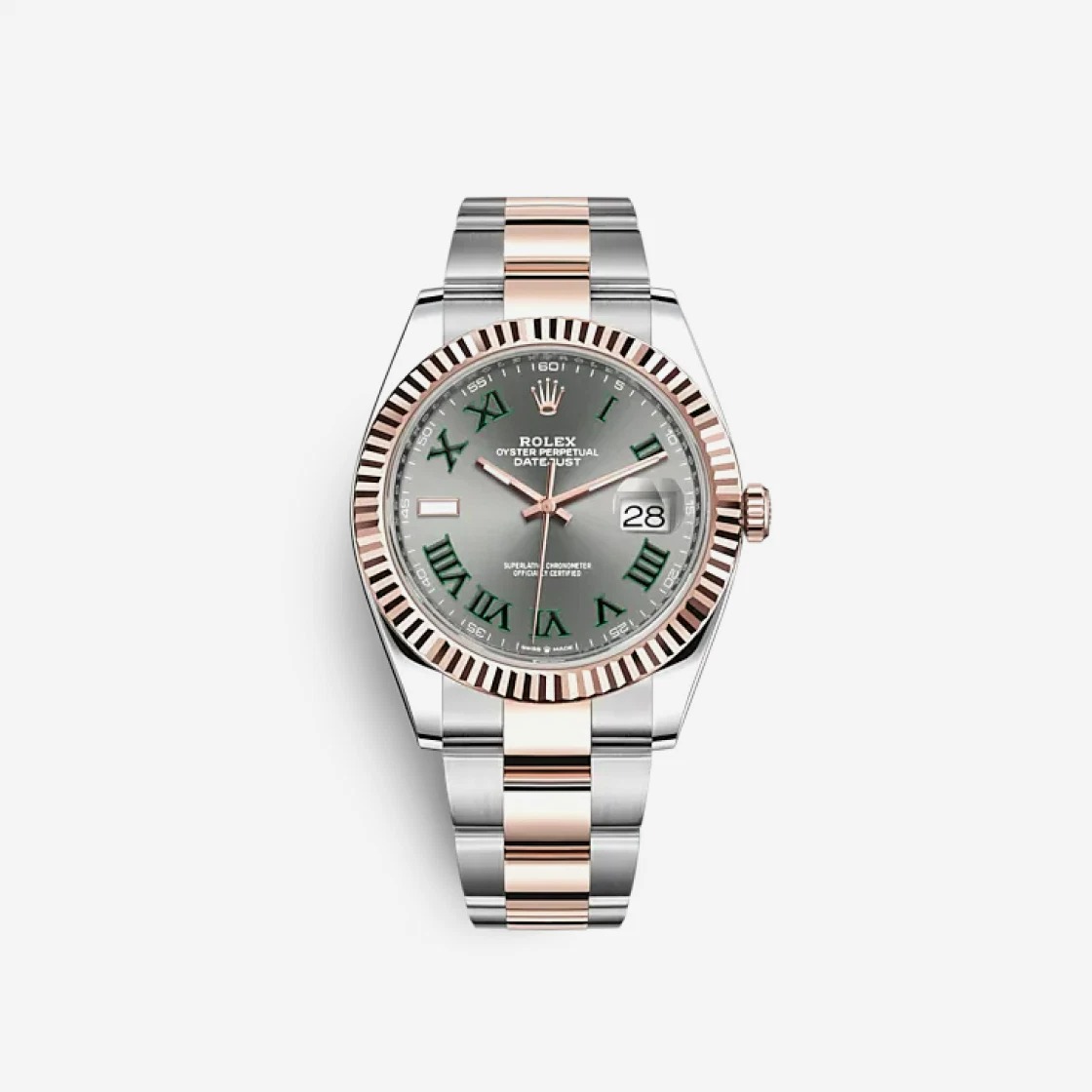 Rolex Datejust 41 Slate Roman 126331 (Fluted/Oyster)