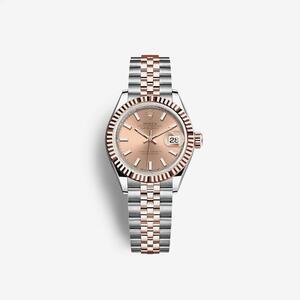 Rolex Lady-Datejust 28 Rose 279171 (Fluted/Jubilee)