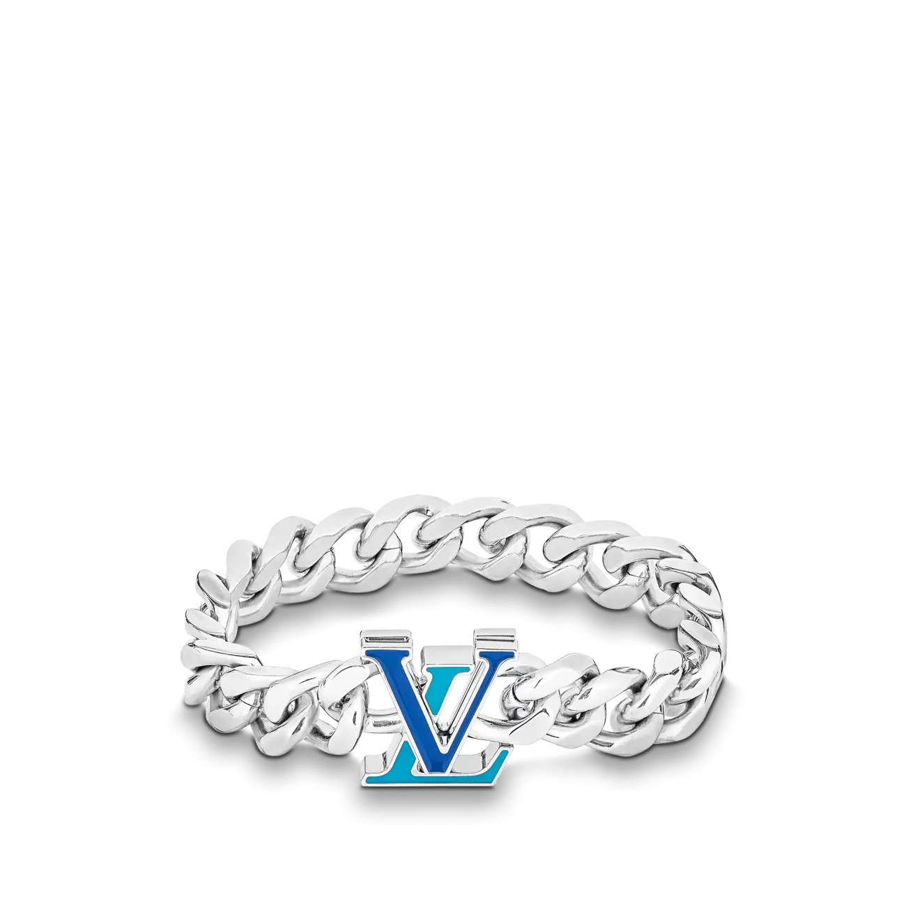 Louis Vuitton LV Chain Bracelet Silver