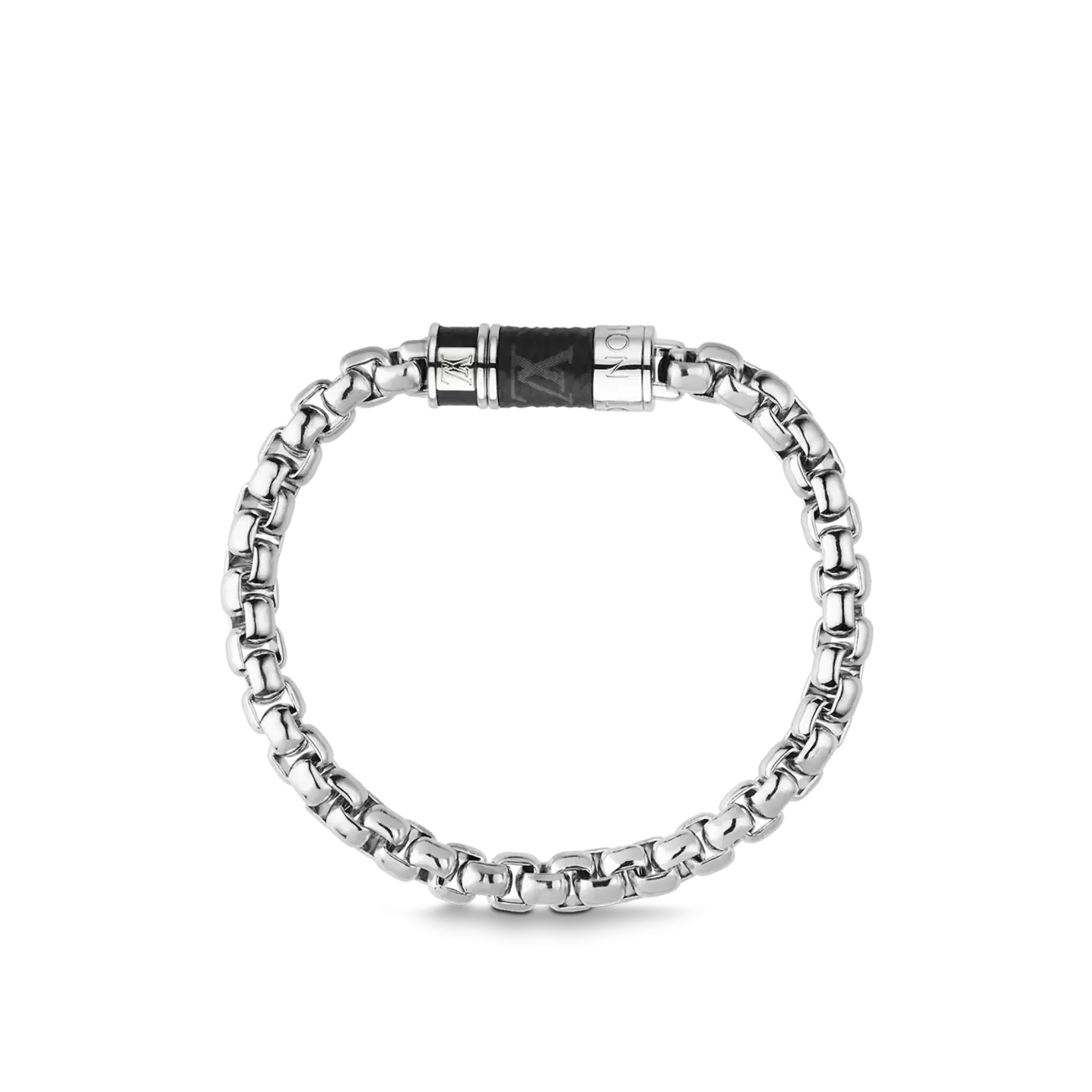 Louis Vuitton Monogram Chain Bracelet Gray