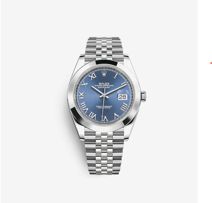 Rolex Datejust 41 Azzuro Blue Roman 126300 (Smooth/Jubilee)