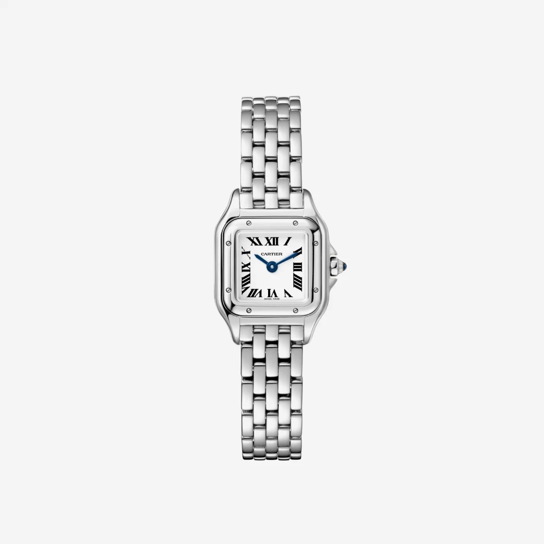 Cartier Panthere De Cartier Watch Mini Quartz Steel Bracelet Steel